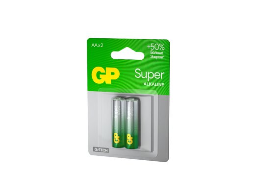 Батарейка GP Super Alkaline 15А АA 2 шт. (LR6)
